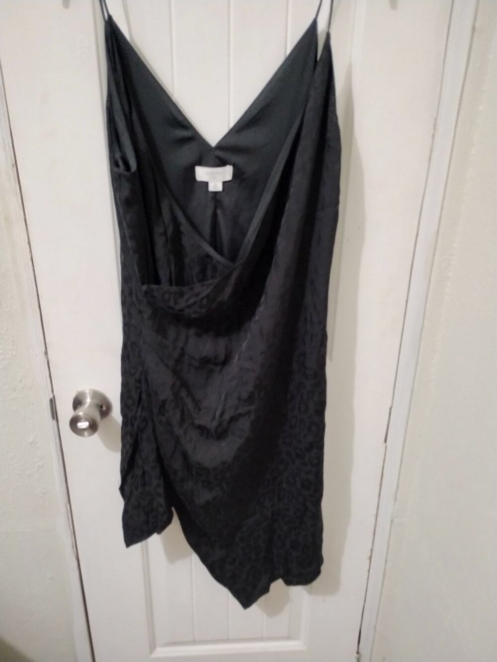 CUSHNIE x Target Black Leopard Jacquard Slip Dress 10 Holiday Cocktail Evening